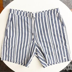 Solid & Striped 7” Stripe Hybrid Shorts Men’s Large NWOT